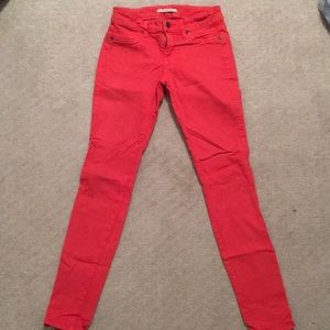 Rich & Skinny Red Skinny Jeans size 25
